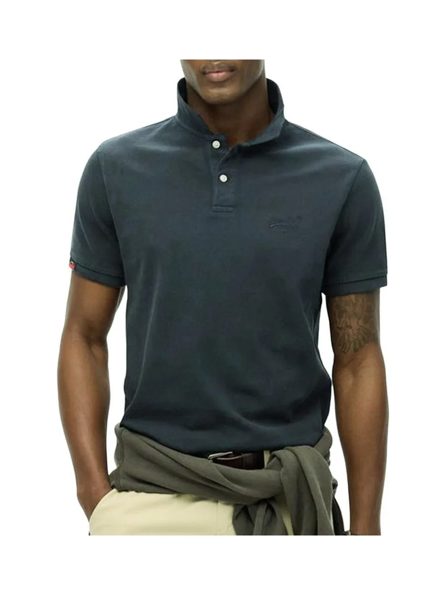 Polo Marine Homme Superdry Vintage Destroyyy 2
