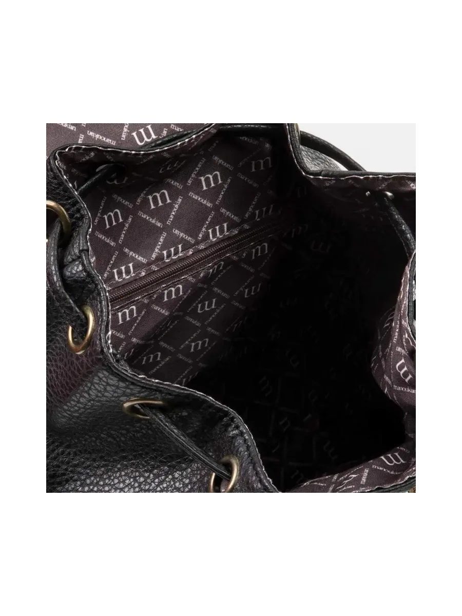 Sac à Dos Noir Femme Manoukian Soho 4
