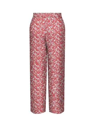 Pantalon Rose/Blanc Femme Only Nova Life Palazzo 2