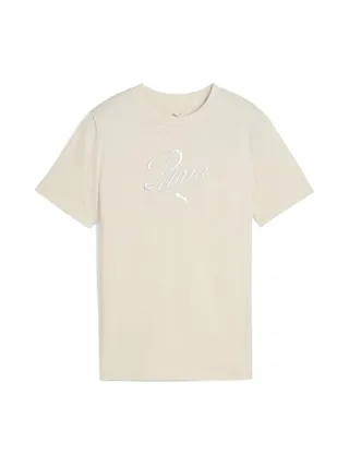 T-Shirt Beige Fille Puma Script 1