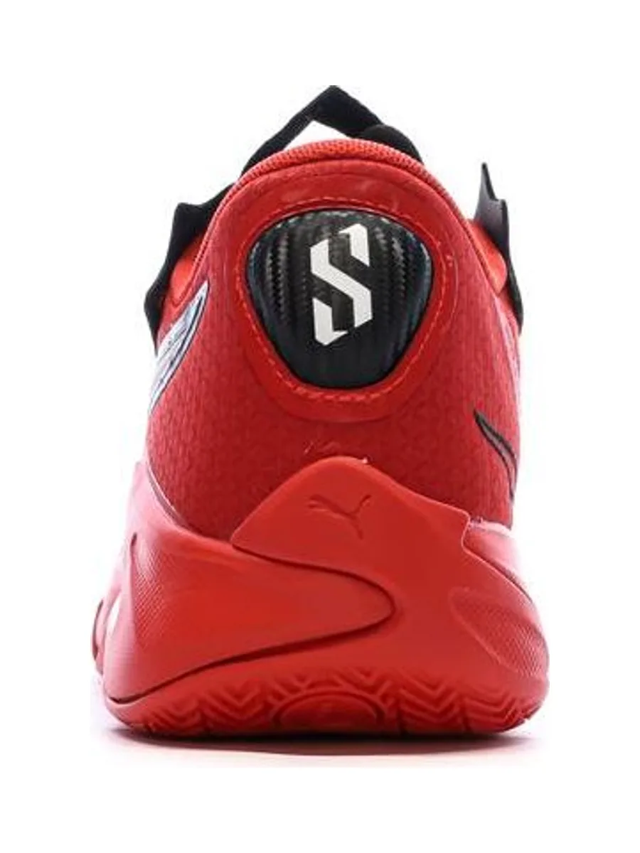 Chaussures de Basketball Rouges/Noires Homme Puma Zeros 4