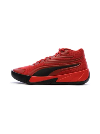 Chaussures de Basketball Rouges/Noires Homme Puma Court Pro 1