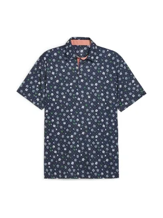 Chemise Marine/Verte Homme Puma Cloudspun 1