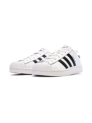 Superstar Baskets Blanc/Noir Mixte Adidas 6
