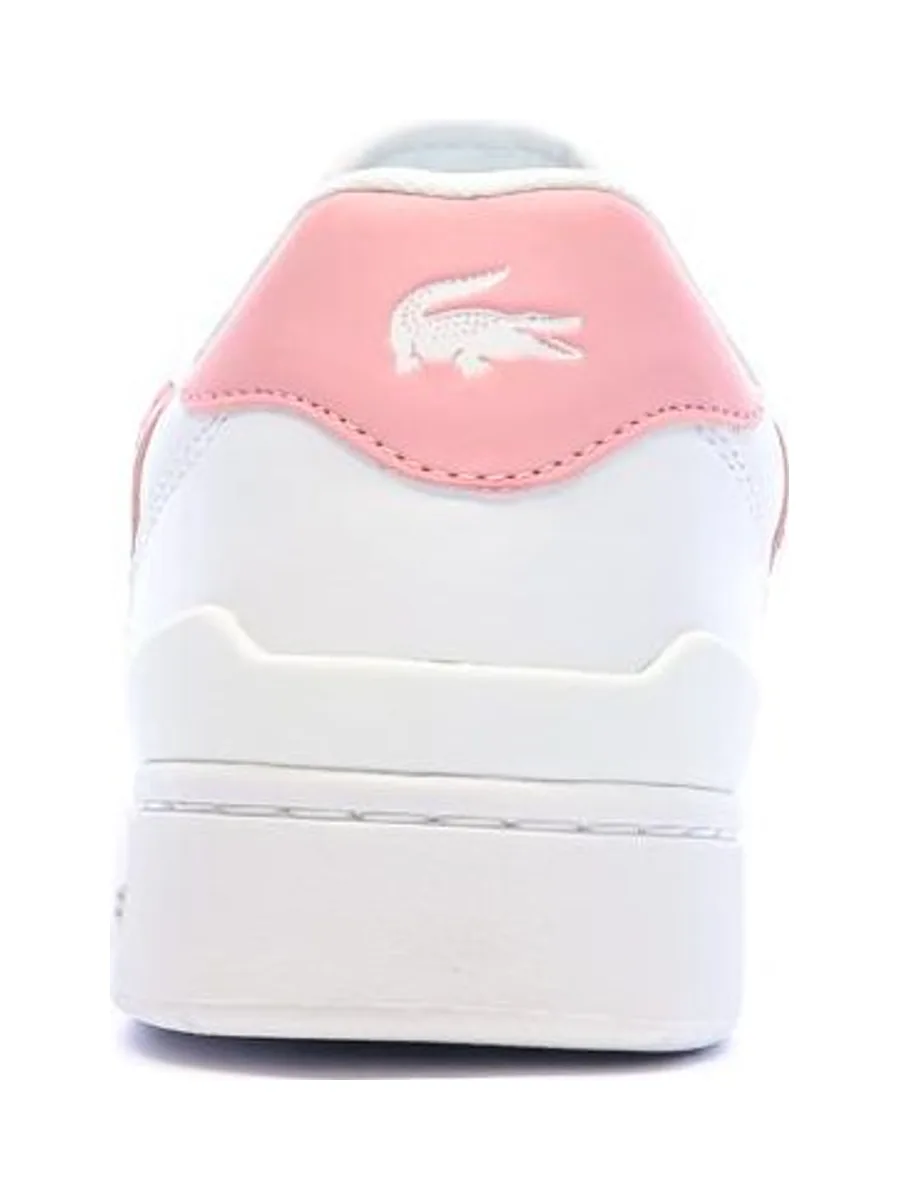 Baskets Blanc/Rose Femme Lacoste T-clip Set 224 3