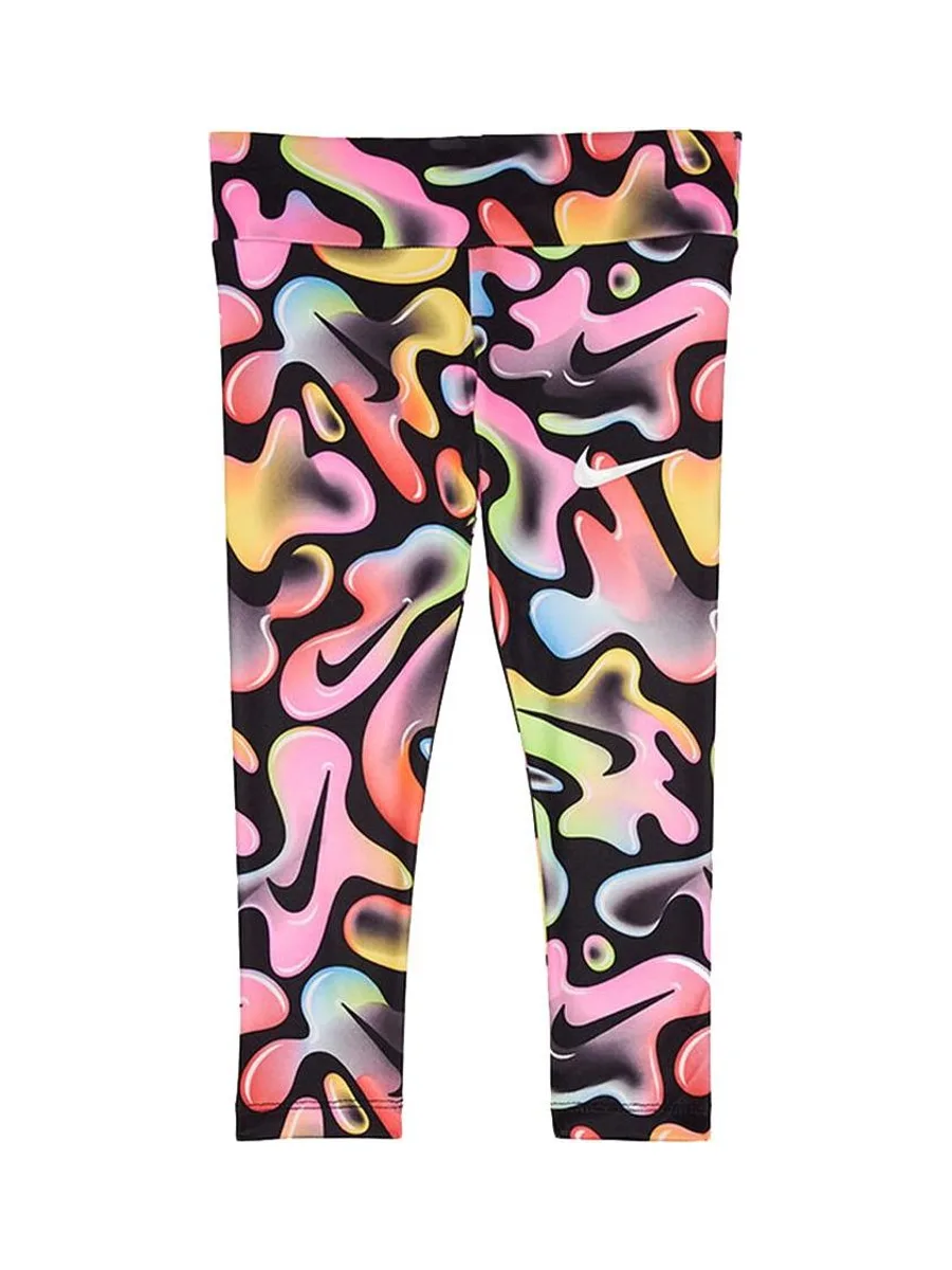 Legging Noir/Rouge Fille Nike 36J590 2