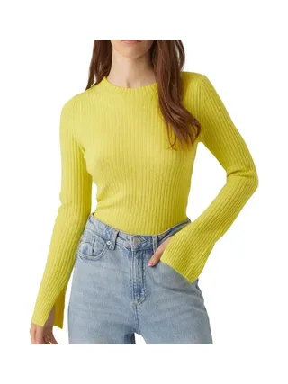 Pull Jaune Femme Vero Moda Britany 1