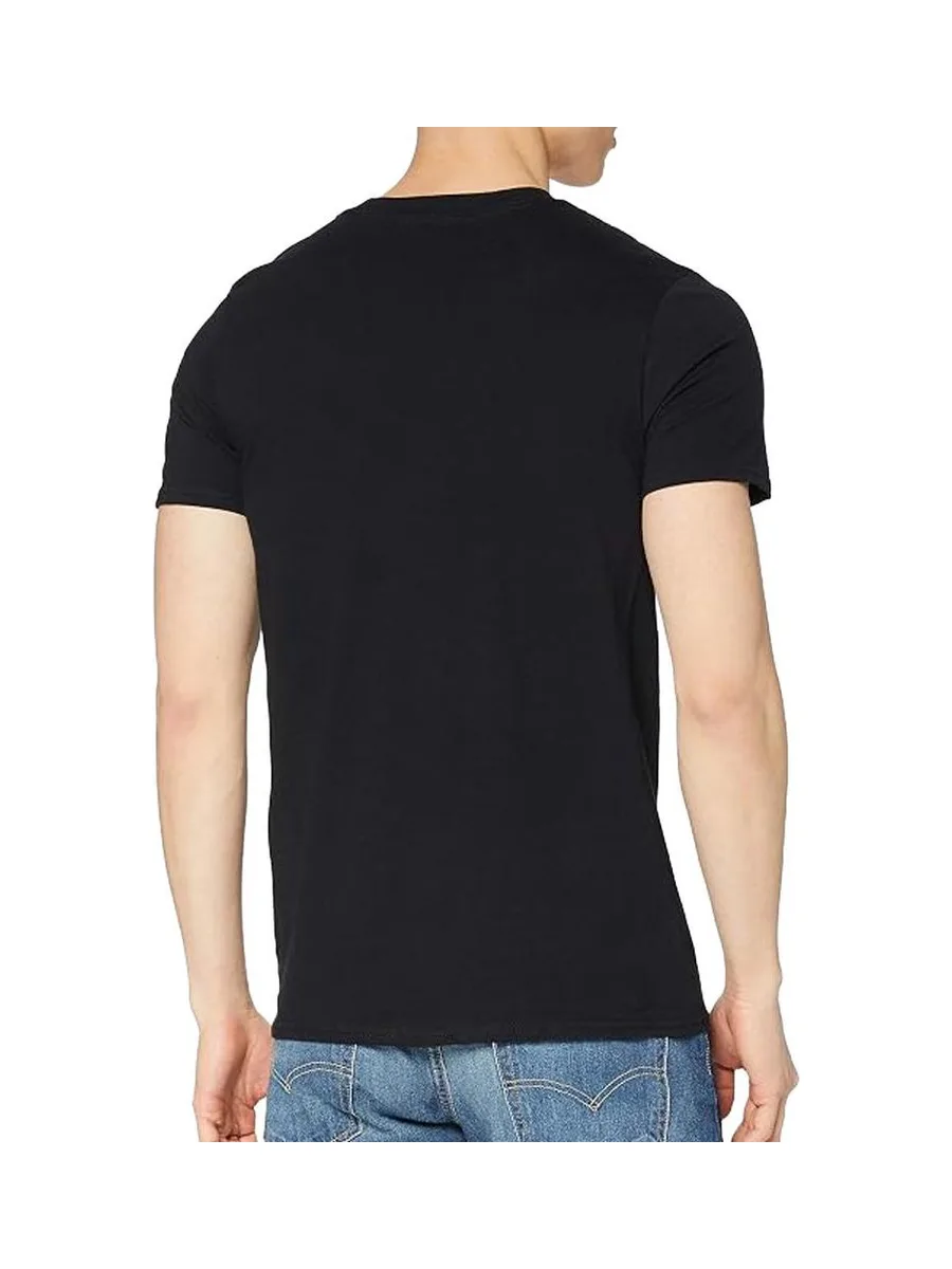 T-Shirt Noir Homme Dc Comics Flash Line 3