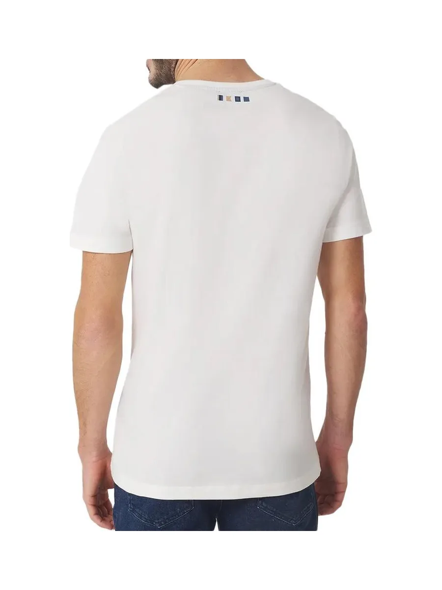 T-Shirt Blanc Homme TBS Arctique rond 3