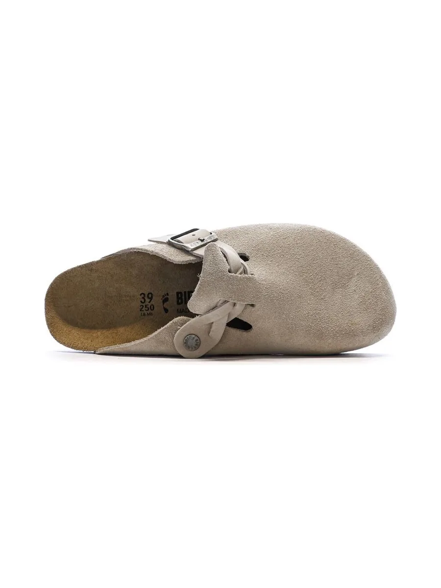 Sabot Taupe Femme Birkenstock Boston 5