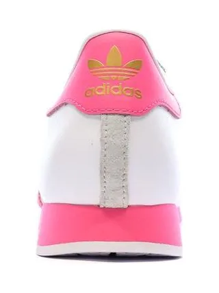 Baskets Rose/Blanc Femme Adidas Samoa 3