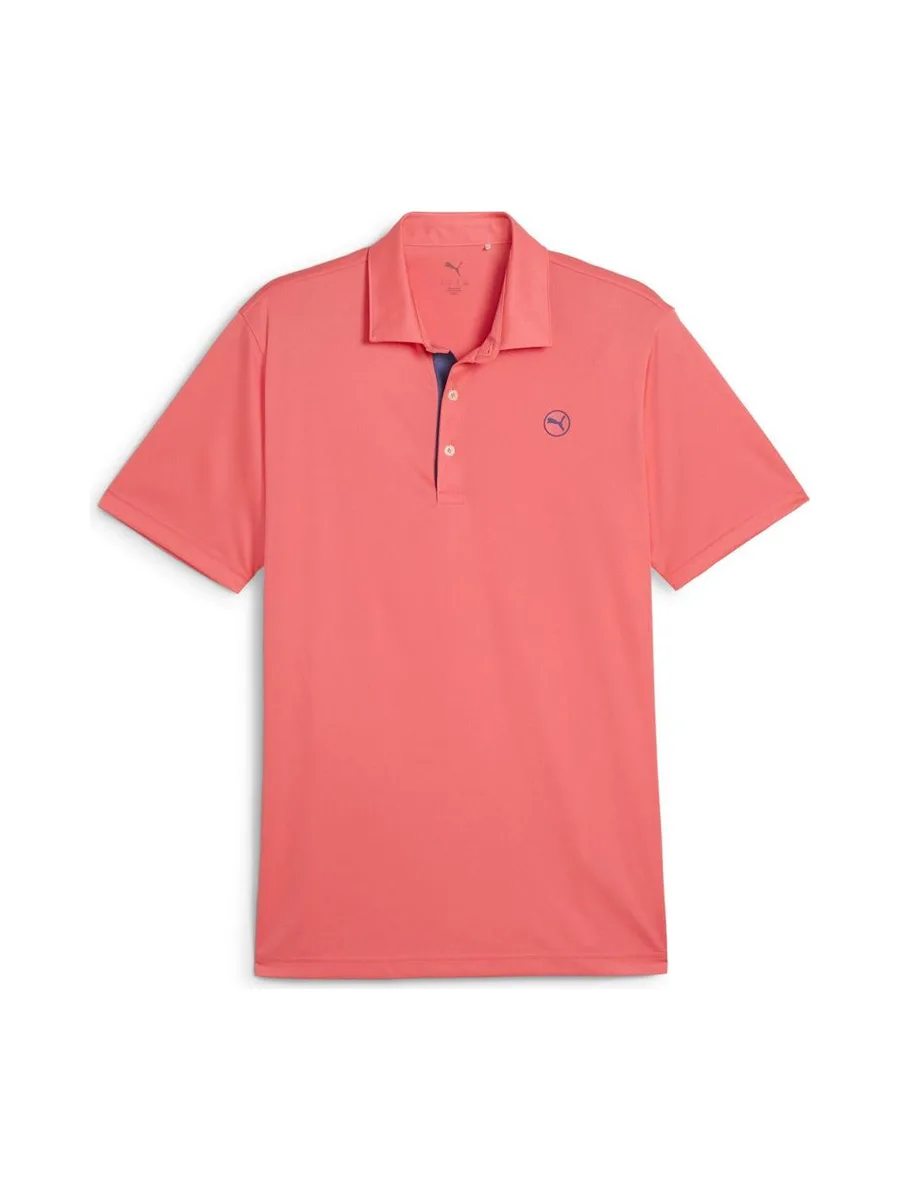 Polo de Golf Orange Homme Puma Pure 2.0 2