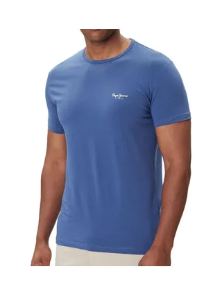 T-Shirt Bleu Homme Pepe jeans Original Basic 3 1