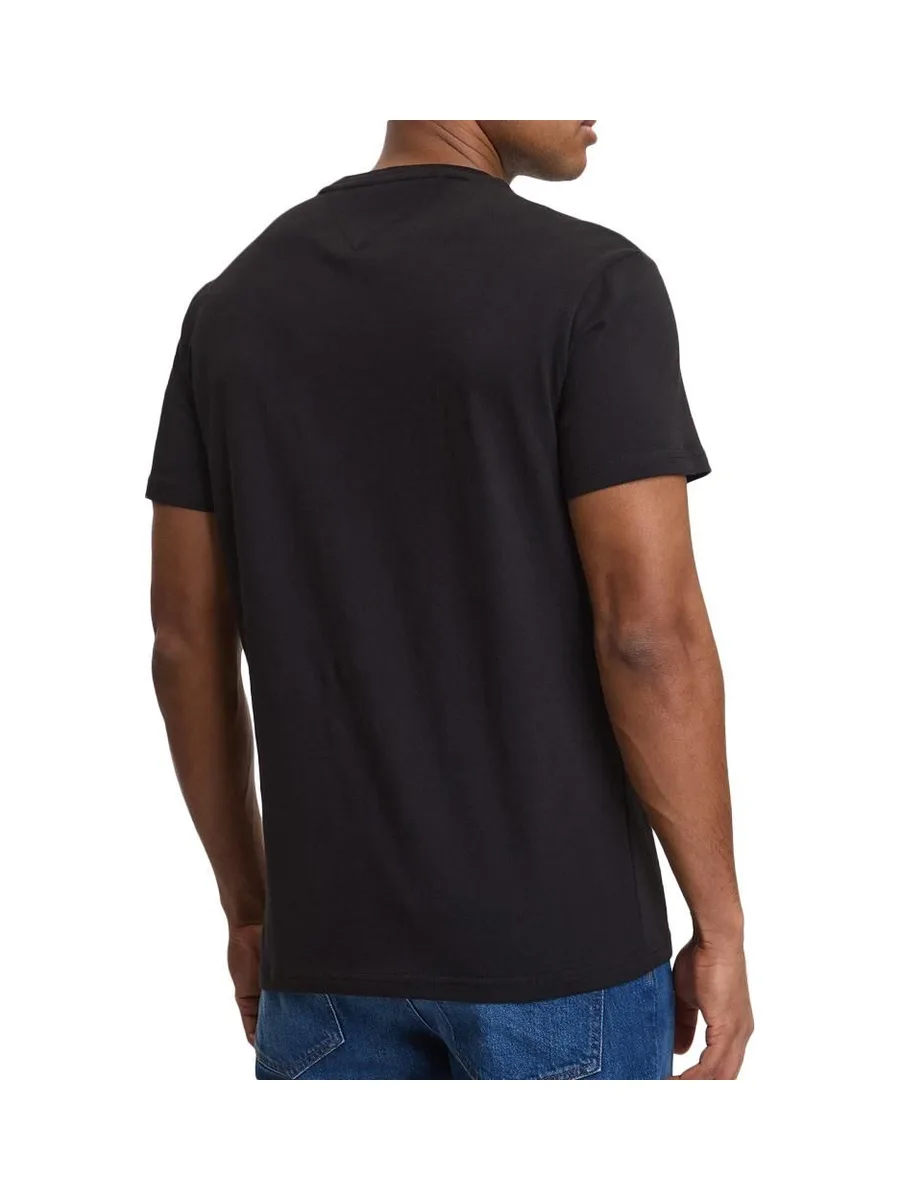 T-Shirt Noir Homme Tommy Hilfiger Tjm Reg Signature 3