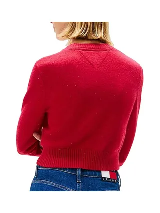 Pull Rouge Femme Tommy Hilfiger Tjw Sparkle Flag 2