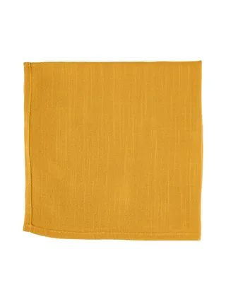 Serviette de table - 6 pièces - Lin et coton blanc crème 35