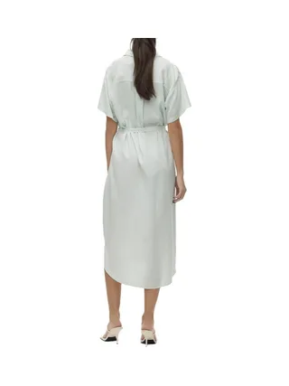 Robe Verte à Rayures Femme Vero Moda Bumpy 2