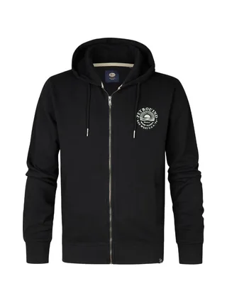 Sweat Zippé Noir Homme Petrol Industries SWH103 1