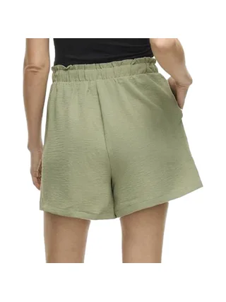 Short Fluide Vert Femme Vila Josa 2