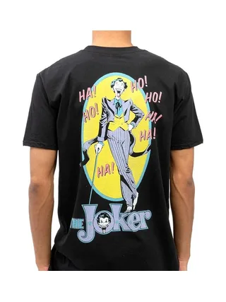 T-Shirt Noir Homme Dc Comics Joker Cane 2
