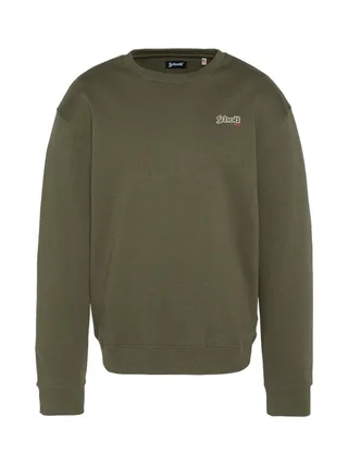 Sweat Kaki Homme Schott Print 1