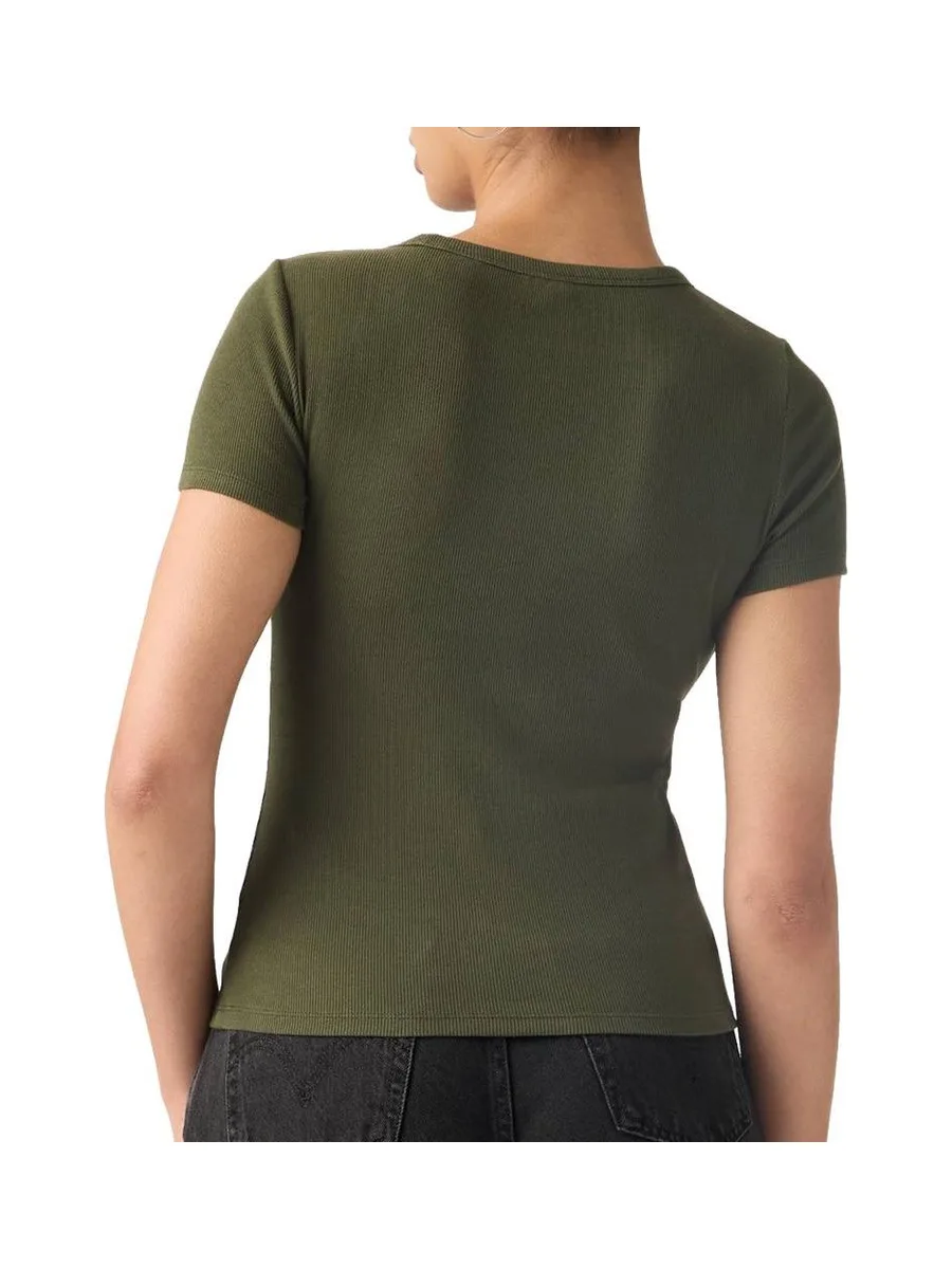 T-shirt Kaki Femme Levi's Hayes Tee Blues 3