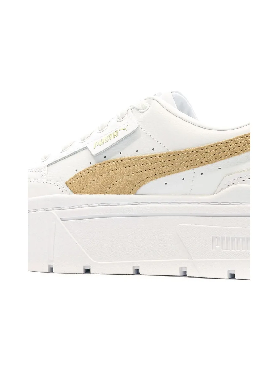 Baskets Blanc/Beige Femme Puma Mayze Stack 8