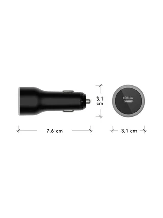 re-charge Car Charger USB-C 65W BLK 5