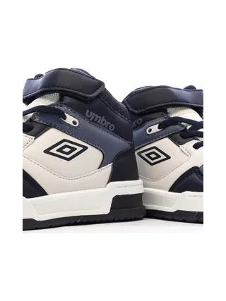 Baskets Marines/Noires/Blanches Garçon Rouge Umbro Olly Vlc 7