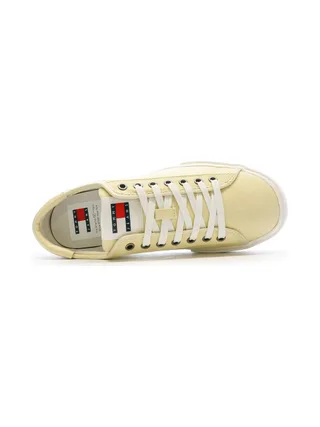 Baskets Jaunes Femme Tommy Hilfiger Foxing Flatform 4