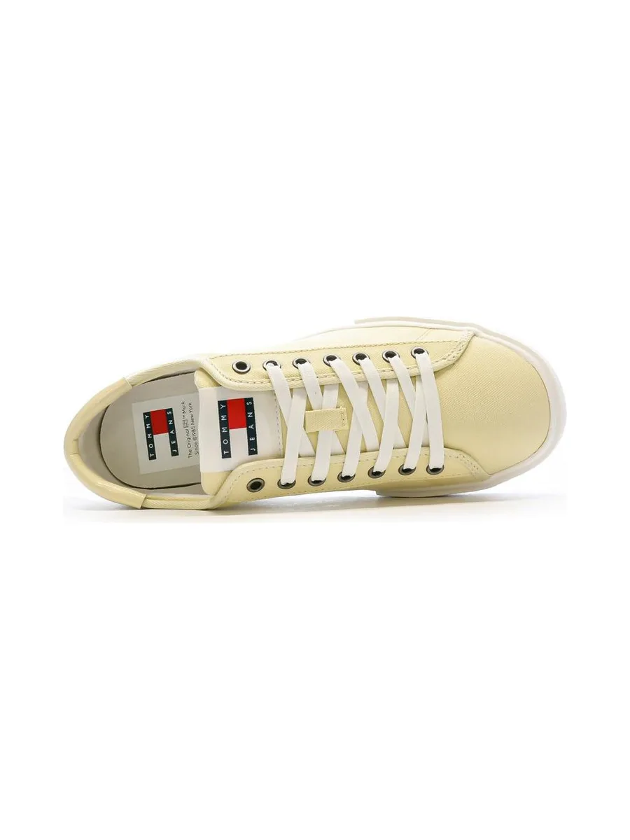 Baskets Jaunes Femme Tommy Hilfiger Foxing Flatform 5