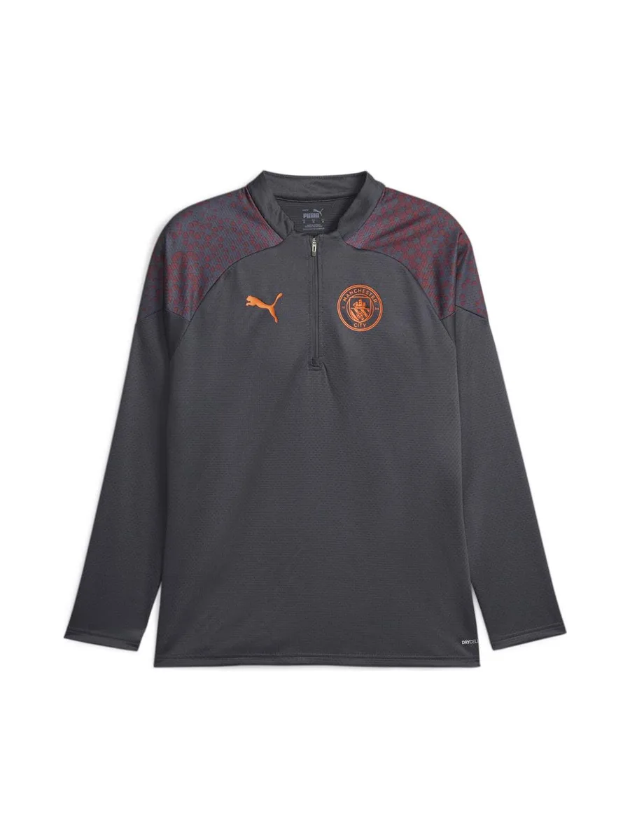 Manchester City Sweat 1/4 Gris Homme Puma 2023/2024 2