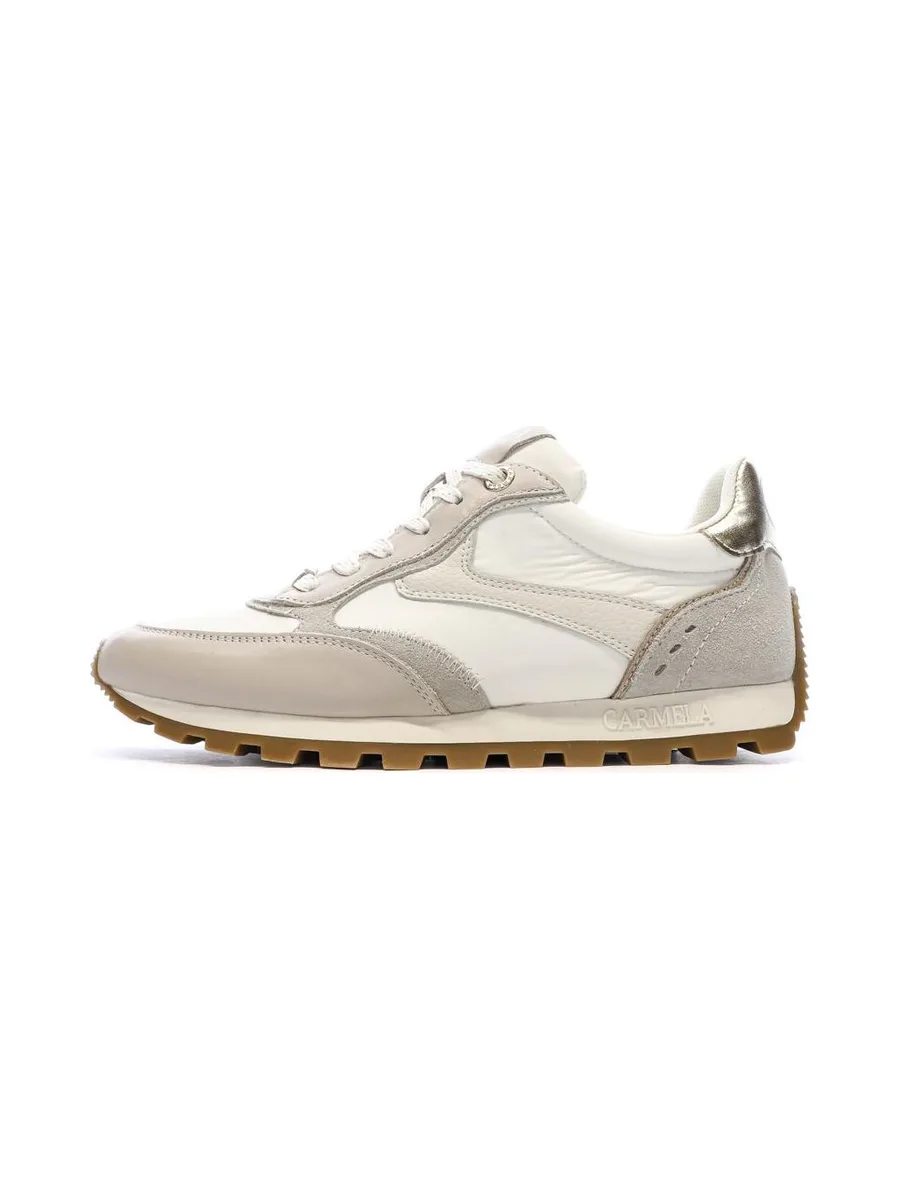 Baskets Beige/Blanches Femme Chaussures Piel 2