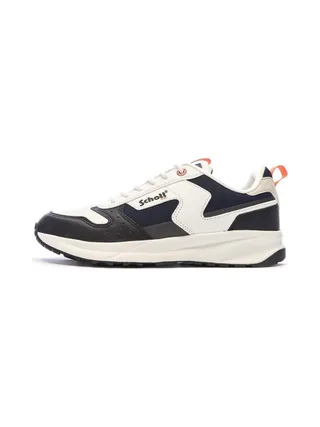 Baskets Blanches/Noires Homme Schott Maki 1