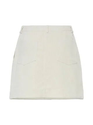 Jupe Ecru Femme Pieces Effi 2
