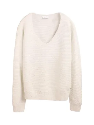 Pull à Paillette Blanc Femme Teddy Smith Prachel 3