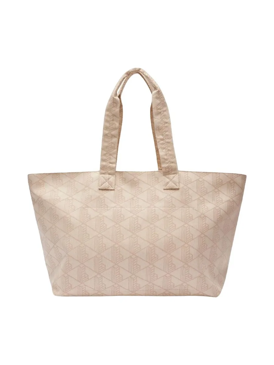 Sac Cabas Beige Femme Lacoste XL Summer 3