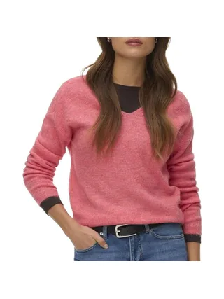 Pull Corail Femme Vero Moda Crew 1