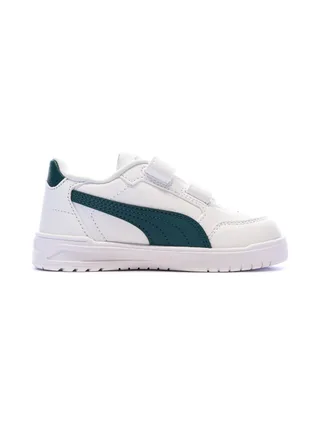 Baskets Blanches/Vertes Garçon Puma Shuffle Downtown 3