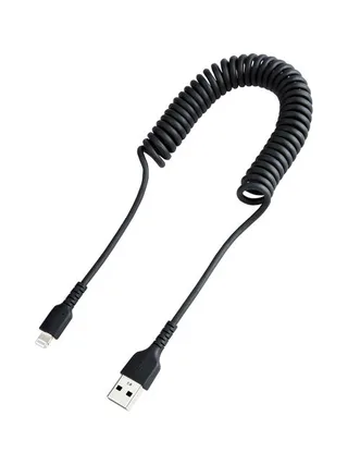 1m/3ft USB to Lightning Cable Coiled 2