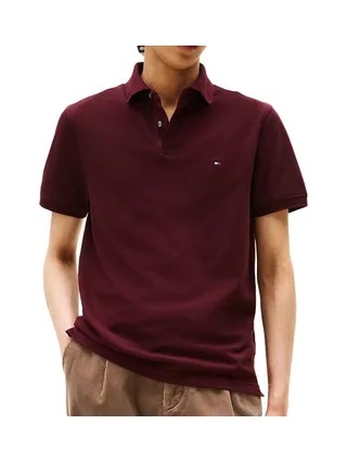 Polo Bordeaux Homme Tommy Hilfiger Regular 1