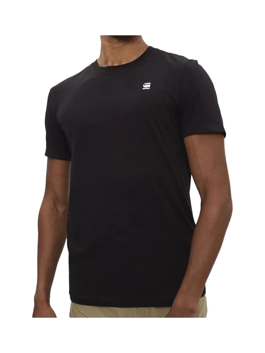 T-shirt Noir Homme G-Star Raw D25949 2