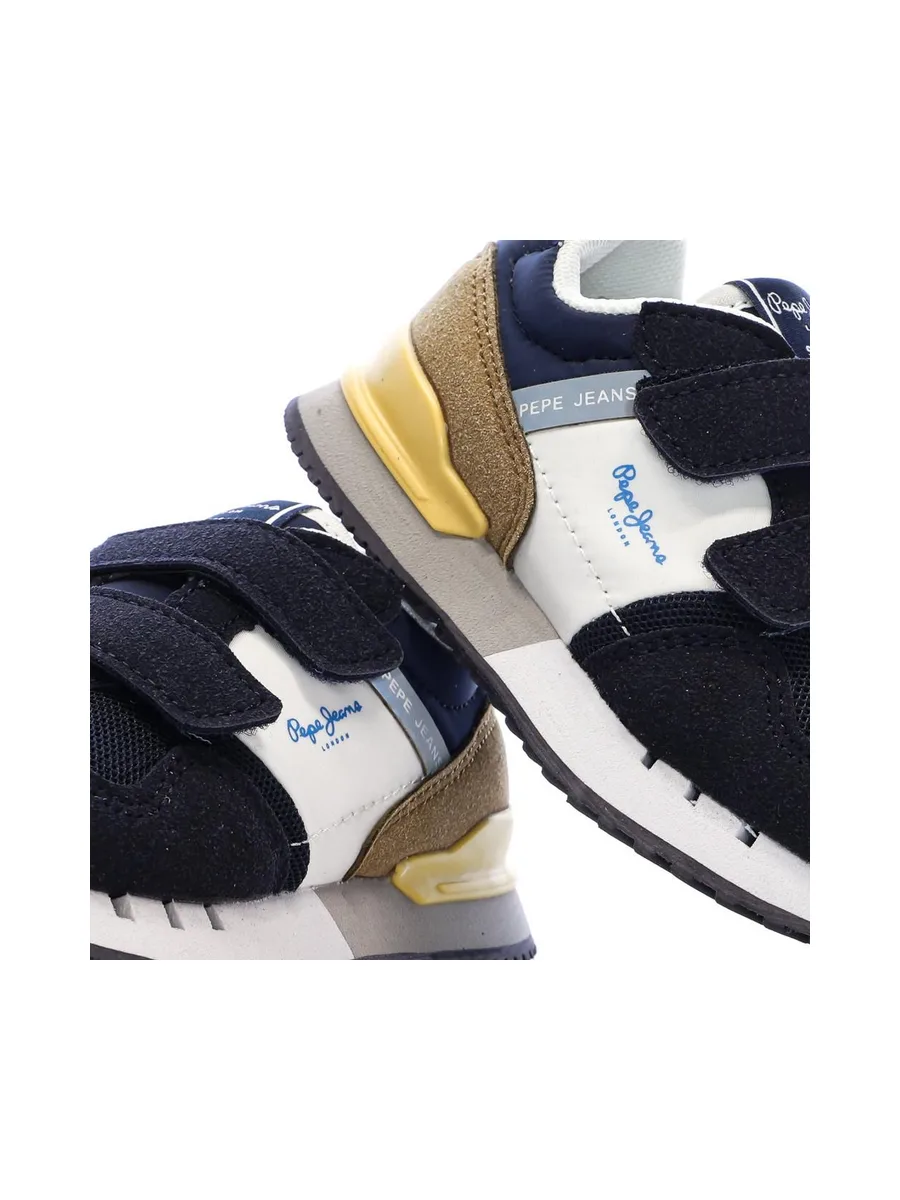 Baskets Marines Fille Pepe jeans London Band 8
