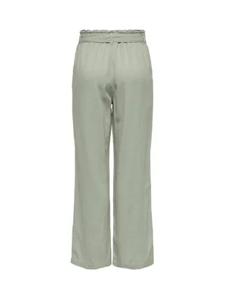 Pantalon Vert Femme JDY Linen 2