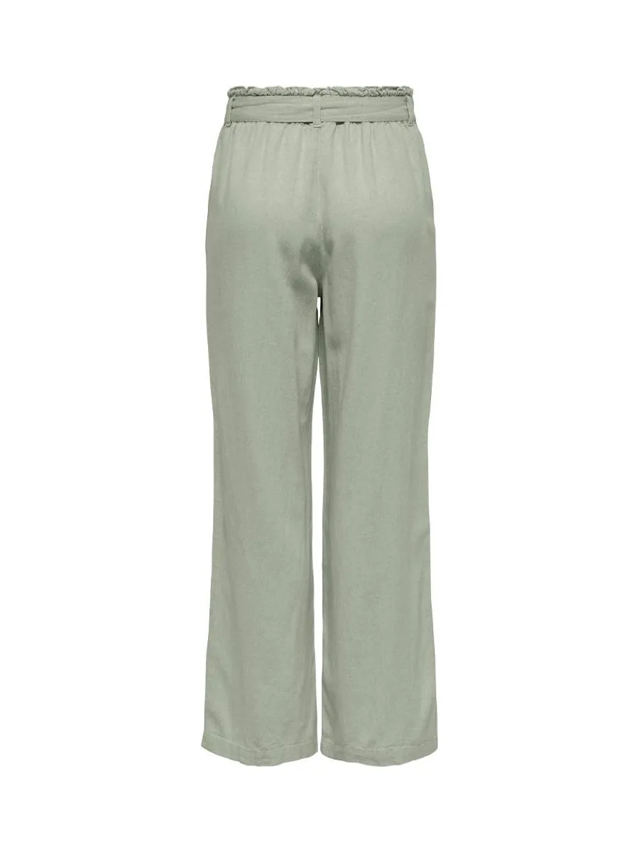 Pantalon Vert Femme JDY Linen 3