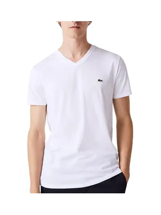 T-shirt Blanc Homme Lacoste TH6710001 1