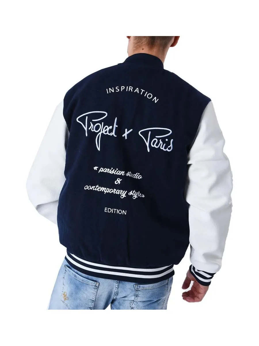 Veste Blanche/Marine Homme Project X Paris 2230109 3