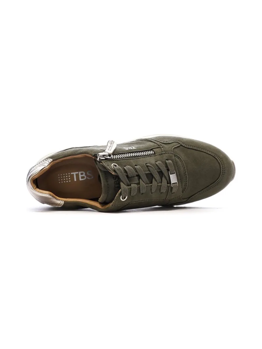 Baskets Kaki Femme TBS BLONZIP 5