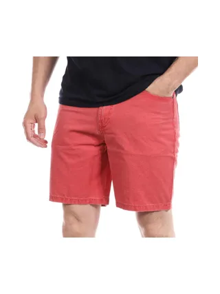 Short Rouge Délavé Homme Quiksilver Les Dunes 1