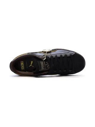 Baskets Noir/Marron Mixte Puma Suede 4 One Piece 4